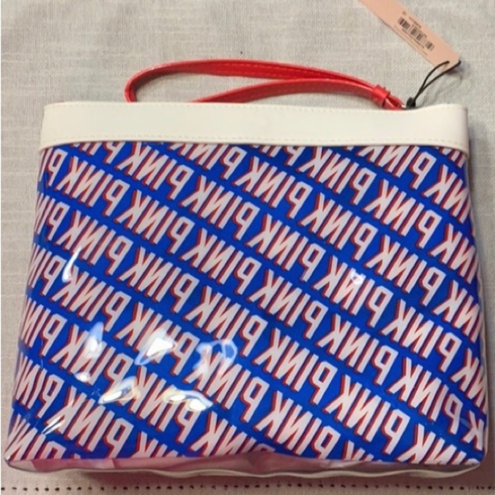 NWT Pink VS Americana Cosmetic Beauty Bag